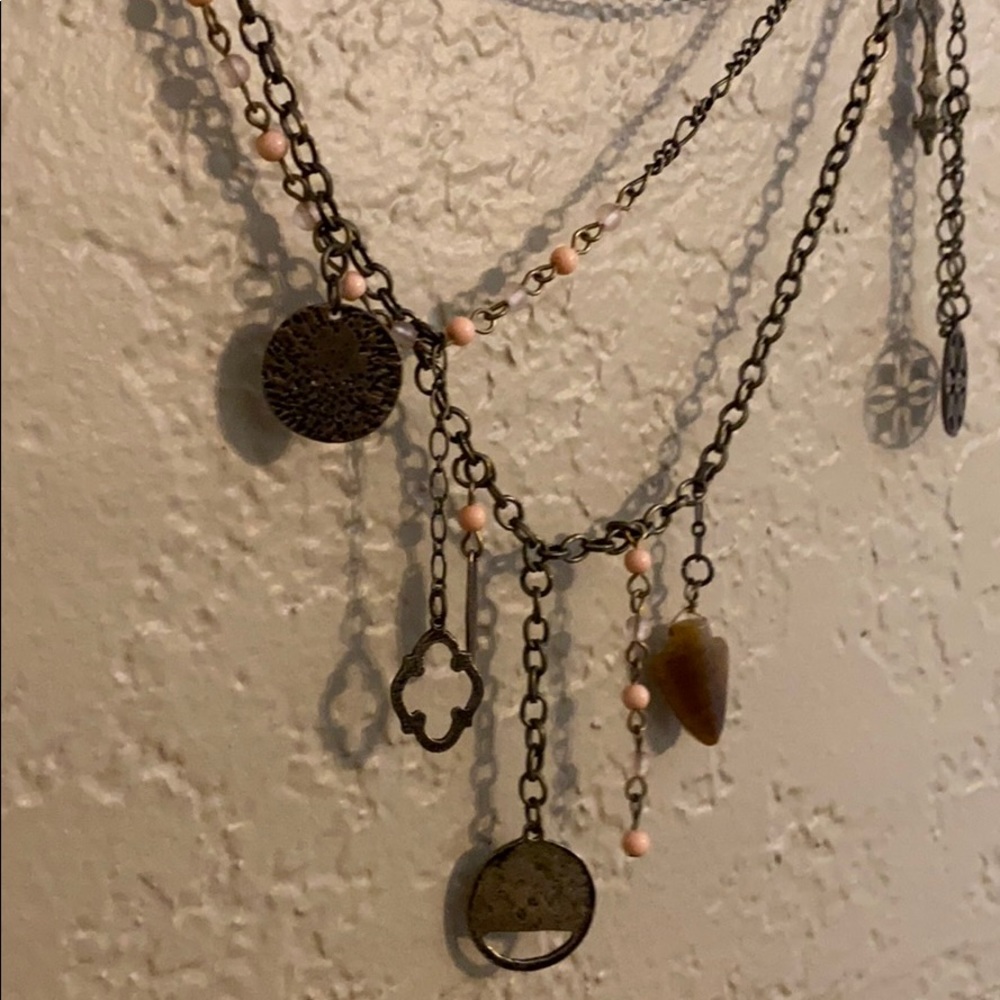 Free People multi layered necklace